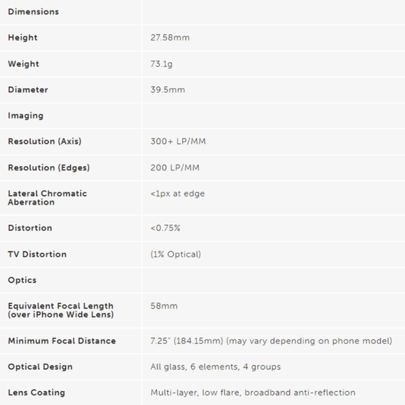 Moment 58mm Telephoto Mobile Lens M-Series - Picture 7 of 9